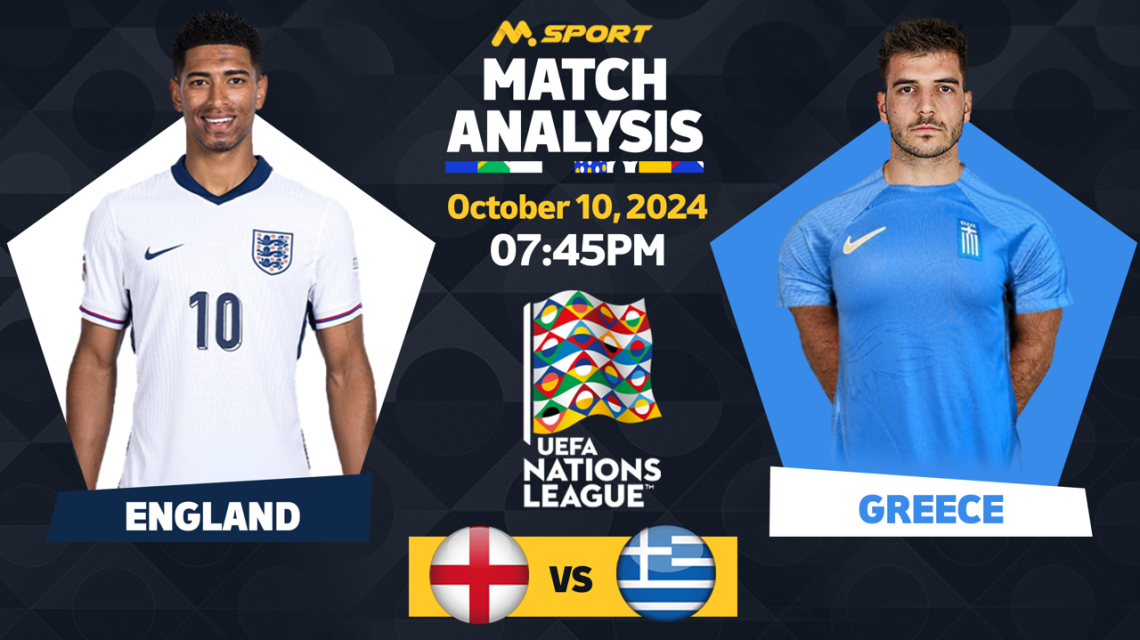England vs Greece: Top-of-The-Table Clash in Nations League Group 2